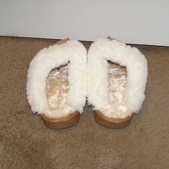 NIB size 9 Flexus Tan suede slippers by Sprig Step MADE IN ITALY - Picture 8 of 15